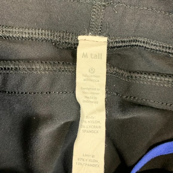 COPY - Lululemon Men Pant Medium Tall Black Joggers Relaxed Straight Stretch Ad… - Picture 4 of 9